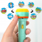 Baby Sleeping Story Book Flashlight Projector Cartoon Torch Lamp Toy Kids Toy Education Flashlight Projector Torch Lamp Toy