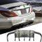 C218 CLS High Quality Carbon Fiber  R Style Rear Diffuser Rear Bumper Lip For Mercedes Benz C218 CLS CLASS CLS63
