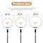 wholesale adjustable selfie led ring flash light tripod selfie stick with  ring light for phone make up 12inch ring light