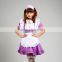 High Quality Uniform Clothes Purple Japanese Lolita Maid Dress Waitress Anime Cosplay Halloween Costume Sexy Fancy Dress