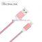 Original 1m 3.3ft Braided MFi Cable Color Wires High Speed 2.4A Charging Data Sync Cords for iPhone 5 5s 6 6s plus SE 7