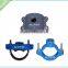 DI, Ductile Iron Saddle Clamp for PVC, PE, Ductile Iron Pipe