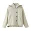 Jacket jacket Spring and Autumn new women's clothing hooded casual versatile short Parker top