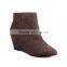 Hot New Fashion Flat Low Wedges Boots for Women,snow Boots and Women Spring and Winter Shoes Boots With Bow