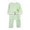 100% Cotton Jersey Baby Clothing With Legs With Cut Embroidery