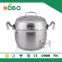 NOBO production stainless steel cooking steamer with capsule bottom