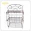 NEW Freestanding Painted Metal 3 Tire Shelf Display