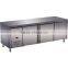 stainless steel work top chiller / workbench freezer