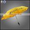 Promotion one dollars folding umbrella made of polyester in China