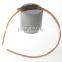 Elegant New Acrylic Clear Thin Hair Elastic Band Plastic Hair Bands With Teeth