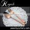 Copper cutlery,stainless Gold plated flatware quality cutlery set
