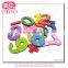 Wooden colorful alphabet Letter for educational toy (Wood craft in laser )