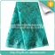 2016 High quality french tulle lace / gold green african lace fabrics tulle with sequins / embroidered tulle fabric for wedding