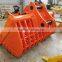 large volume excavator skeleton bucket for stone