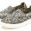 Handmade Elastic Woven Slip On Casual Shoes Men