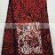 Royal blue french lace cl60111 with ployeaster material fashionable design for African ladies