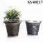 Round cheap bulk PP plastic pot