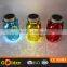 Festival Colorful Holiday Warm Light Glass Decoration Solar Mason Jar Led Light Lids