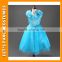 Girl princess dress Korean Kids Fashion Wholesale Little Queen Flower Girl Dress Frozen Elsa Dress Children PGCC-0722