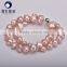 small size AAA baroque shape bracelet white/pink/purple pearl jewelry