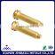 din stardard customzied brass bolts for machine pins