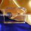 fashion square 3d laser crystal desk clock for souvenirs                        
                                                Quality Choice