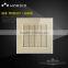 High-quality 4 Gang 1 Way Switch With Champagne Panel