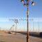 Decorative garden lighting pole