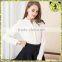 Malaysia Dull-Red Flannel Office Flock Blouse                        
                                                Quality Choice