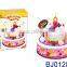 Lovely new plastic toy birthday cake model