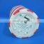 flameless flicking red helix decorative wax led candle with timer function