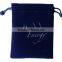 elegant small customized velvet jewelry bag