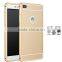 Aluminum Bumper+Plastic Back Cover Hybrid case for Huawei P8/P8 Lite/P7/P6