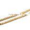 New Hot 18K gold filled women's men's gold chain, fashion stainless steel jewelry neck chain