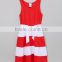 2016 New Model Children Custom Clothing Child Football Girl Summer dress