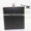 High quality 5oz flask flagon with cigarette case and leather