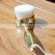 High Quality Long Handle Face Cleaning Brush Gold Color Facial Deep Clean ABS Brush