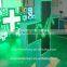 Outdoor 100cm led pharmacy cross sign