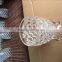 Stem Pattern Art Design Small Or Big Size Glass Fish Scales Cup