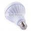 Remote control wireless bluetooth stereo audio speaker colored LED light bulb