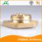 brass flange with hole