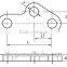 Power Line Fitting QY Steel Towing Plate From China Supplier
