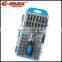 G-max Hand Tools High Quality 34pcs Stubby Ratchet Allen Key Screwdriver GT51002