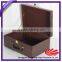 Top Quality Hot Stamping Logo Wine MDF Box With PU Leather