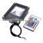 10W RGB Led Flood light Outdoor lighting with 24key remote controller