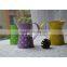 outdoor and home garden colorful round decorative flower holder