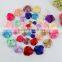 Good Hand-feeling Artificial Ribbon Rose Flower For Wedding Decoration Colorful Rose Flower