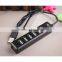 7 Port USB 2.0 hub High Speed USB Powered Hub Adapter For Desktop PC Laptop Mac Book