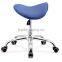 2015 bw PU leather Haiyue saddle stool beauty products swivel saddle stool barber chairs saddle stool