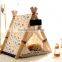 Foldable Indoor Wooden House For Pet Dog Cat Tent